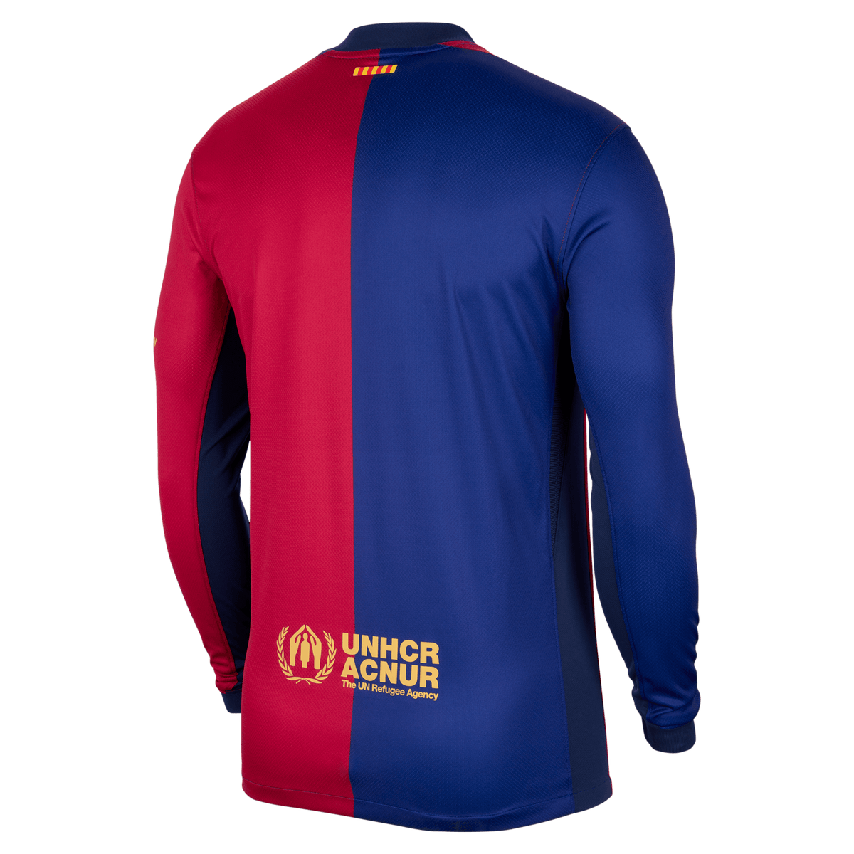 FC Barcelona 2024 25 Men s Home Stadium Long Sleeve Jersey Planete Foot